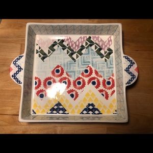 Anthropologie Boho Browning Baking Dish